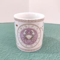 Vintage Cancer Zodiac Coffee Tea Ceramic Mug, Star Constellation Mug