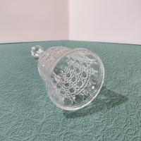 Vintage Federal Glass Windsor Button and Cane Clear Glass Bell