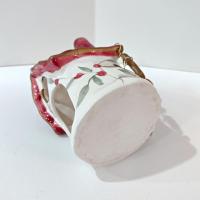 Vintage Crazy Mountain Whimsical Cottage House Ceramic Tea Light Votive Candle Holder