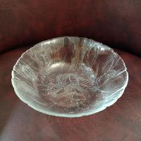 Vintage Arcoroc Canterbury Crocus Clear Glass Cereal Bowls, Set of 2