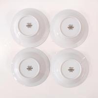 Vintage Noritake Amherst Carnation N1619 Dessert Bowls, Set of 4, Pink and Yellow Floral Porcelain China Bowls