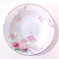 Vintage Noritake Amherst Carnation N1619 Dessert Bowls, Set of 4, Pink and Yellow Floral Porcelain China Bowls