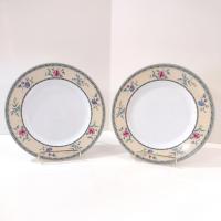 Vintage Mikasa Castle Berry Salad Dessert Appetizer Plates, Set of 2