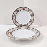 Vintage Mikasa Castle Berry Salad Dessert Appetizer Plates, Set of 2