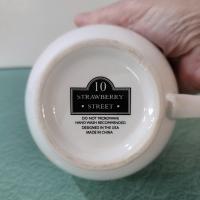 Ceramic Kitty Cat Face 16 Ounce Oversized Coffee Tea Mug with Gold Heart