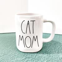 Vintage Rae Dunn Cat Mom Oversized Coffee Tea Mug