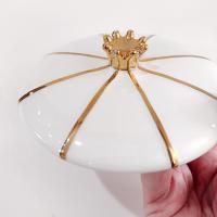 Princess Cat Ceramic Canister Container, Kitty Cat Treat Holder Jar with Lid