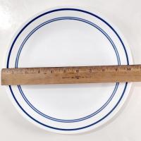 Vintage Corelle Classic Cafe Blue Dinner Plates, Set of 4