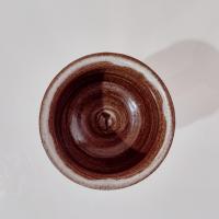 Vintage Hand Crafted Ceramic Wine Goblet Chalice, Stoneware Pottery Barware