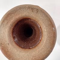 Vintage Hand Crafted Ceramic Wine Goblet Chalice, Stoneware Pottery Barware