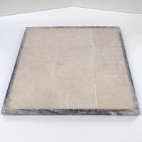 Vintage Pink and Gray Black Onyx Marble 13 3/4 Inch Chess Checkers Board, Mexican Marble Chess Board