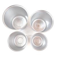 Vintage Everedy Classic Stainless Steel Four Piece Canister Set, MCM Flour Sugar Coffee Tea Metal Canister Set