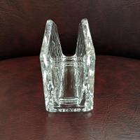 Vintage Crystal Pinwheel Pineapple Napkin Holder, Letter Holder Organizer