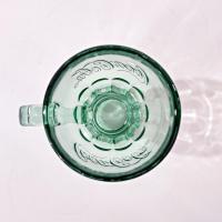 Vintage Libbey Green Glass Coca Cola 16 Ounce Mug