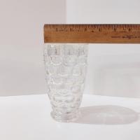 Vintage Federal Glass Colonial Iridescent 12 Ounce Flat Tumblers, Set of Four