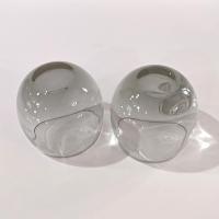 Vintage Baltimore Colts NFL Team Smoky Gray Lowball Whiskey Glasses, Set of Two