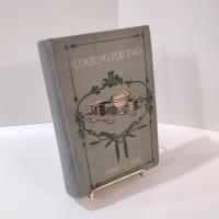 Antique Cooking For Two Book by Janet M. Hill, 1909 First Edition, Vintage Cook Book