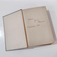 Antique Cooking For Two Book by Janet M. Hill, 1909 First Edition, Vintage Cook Book