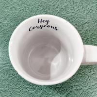 Vintage Hey Gorgeous Corgi Dog Ceramic Mug