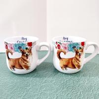 Vintage Hey Gorgeous Corgi Dog Ceramic Mug