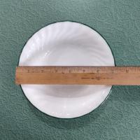 Corelle Callaway Ivy Green Rimmed Swirl Cereal Salad Soup Bowls, Set of Two