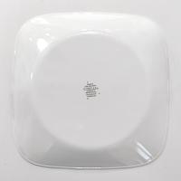 Vintage Corelle Mandarin Flower Square Luncheon Plates, Set of 3