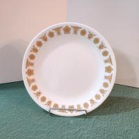 Vintage Corelle Butterfly Gold Salad Dessert Plates, Set of Five, 8.5 Inch Corning Corelle Plates