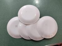 Vintage Corelle Butterfly Gold Salad Dessert Plates, Set of Five, 8.5 Inch Corning Corelle Plates
