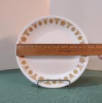 Vintage Corelle Butterfly Gold Salad Dessert Plates, Set of Five, 8.5 Inch Corning Corelle Plates