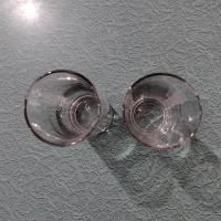 Vintage Courvoisier Glasses, Set of Two, Cordial Glasses, Cognac Glasses, Collectible Logo Glasses Made in Spain