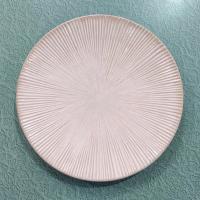 Vintage Colin Cowie Lotus Leaf Ceramic 9 Inch Salad Plates, Set of 5, 1970's J.C. Penney Dinnerware