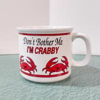 Vintage Don't Bother Me I'm Crabby Ceramic Coffee Tea Mug