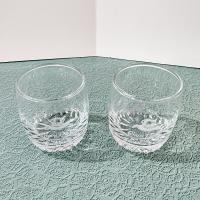 Vintage Crown Royal Whiskey Lowball Rocks Glasses, Set of Two