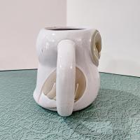 Vintage Cracker Barrel Stoneware Owl Mug, Ceramic Figurative Owl Coffee Tea Mug