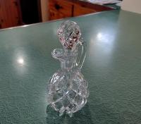 Antique Pressed Glass Cruet with Stopper Westmoreland 420 by Gillinder and Sons, Circa 1890