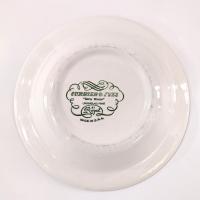 Vintage Royal Currier and Ives Early Winter Rimmed Soup Bowl,  Blue Transferware Serving Bowl, MCM Retro Americana China