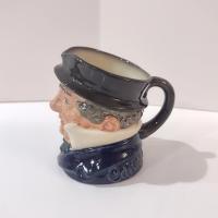 Vintage Royal Doulton Toby Mug Small Captain Cuttle Ceramic Creamer Pitcher, Charles Dickens Dombey and Son Character, Pen/Pencil Holder