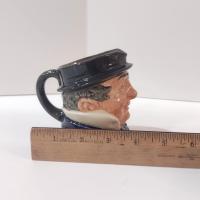 Vintage Royal Doulton Toby Mug Small Captain Cuttle Ceramic Creamer Pitcher, Charles Dickens Dombey and Son Character, Pen/Pencil Holder