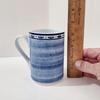 Vintage Dansk Bistro Cafe Belgian Blue Coffee Tea Mug, Multiples Available