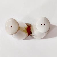 Vintage Franciscan Desert Rose Oversized Salt and Pepper Shaker Set, Pink Floral Ceramic Shakers