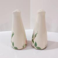 Vintage Franciscan Desert Rose Oversized Salt and Pepper Shaker Set, Pink Floral Ceramic Shakers