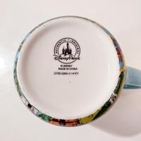 Vintage Disney Parks Magic Kingdom Attractions Map Ceramic Coffee Tea Mug