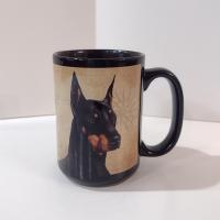 Doberman Dog Ceramic Oversized Coffee Tea Mug