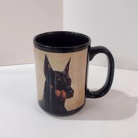 Doberman Dog Ceramic Oversized Coffee Tea Mug