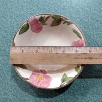 Vintage Franciscan Desert Rose Fruit Dessert Sauce Bowls, Set of 5, England Backstamp Desert Rose Pattern