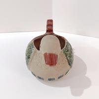 Vintage Ceramic Duck Figurative Planter Pot, Figurative Bird Animal Planter