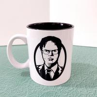 Vintage Dwight Schrute Dunder Mifflin The Office Ceramic Coffee Mug