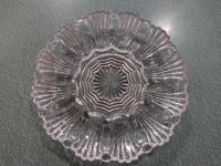 Vintage Anchor Hocking Clear Glass Deviled Egg Plate #896, EAPG Glass Dish, Oyster Plate