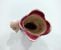 Vintage Royal Sealy Japan Porcelain Gnome Pixie Elf Tulip Planter Vase