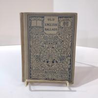 Antique Vintage Old English Ballads and Folk Songs Book, 1914 First Edition MacMillans Pocket Classics